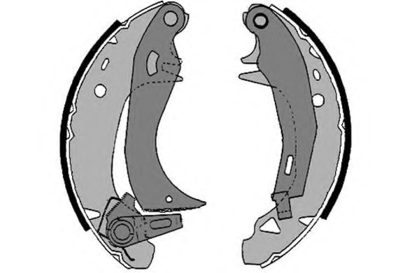 RAICAM RA27670 Brake Shoe Set
